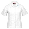 Senior Short Sleeve Blouse - white